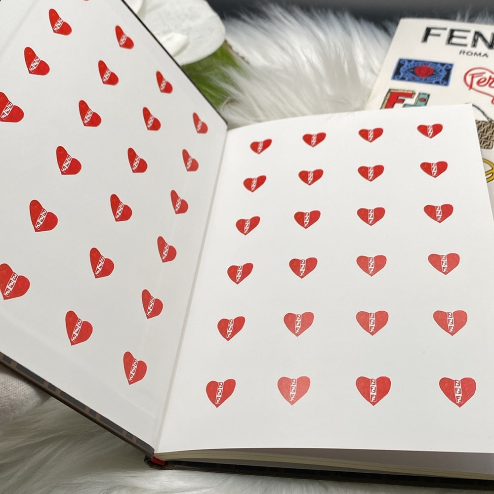FENDI ROMA NOTEBOOK with FENDI Stickers, 7.5” x 5.25” x .25” LINED PAGES NEW! - Picture 7 of 11